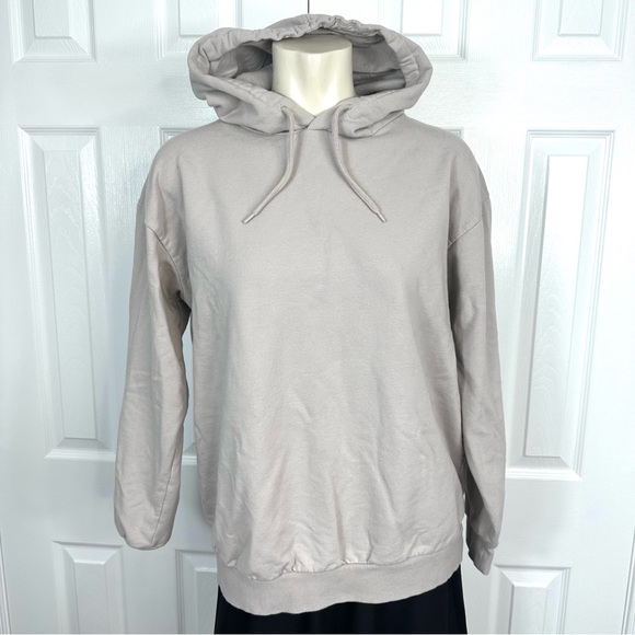Maternity PRIMARK PARENTHOOD SWEATSHIRT neutral stone cafe long sleeve hooded S - Picture 10 of 10
